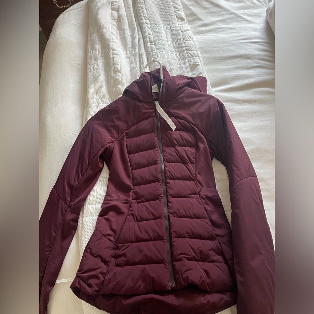 Lululemon Athletica Deep Burgundy Puffer Jacket